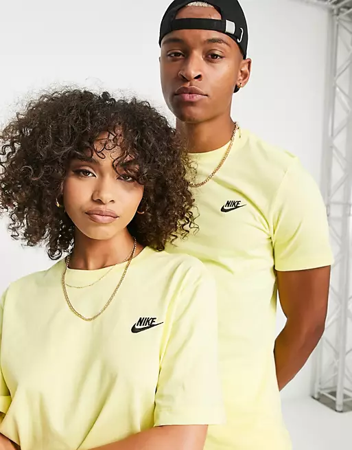 Nike Unisex Couple Fleece T shirt Pair Pedro Gear